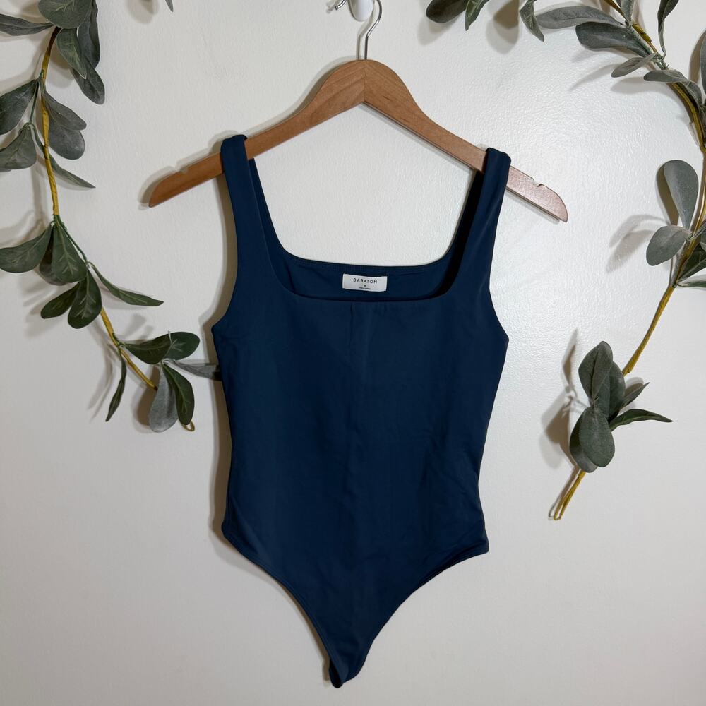 Babaton Dark Teal Tank Bodysuit